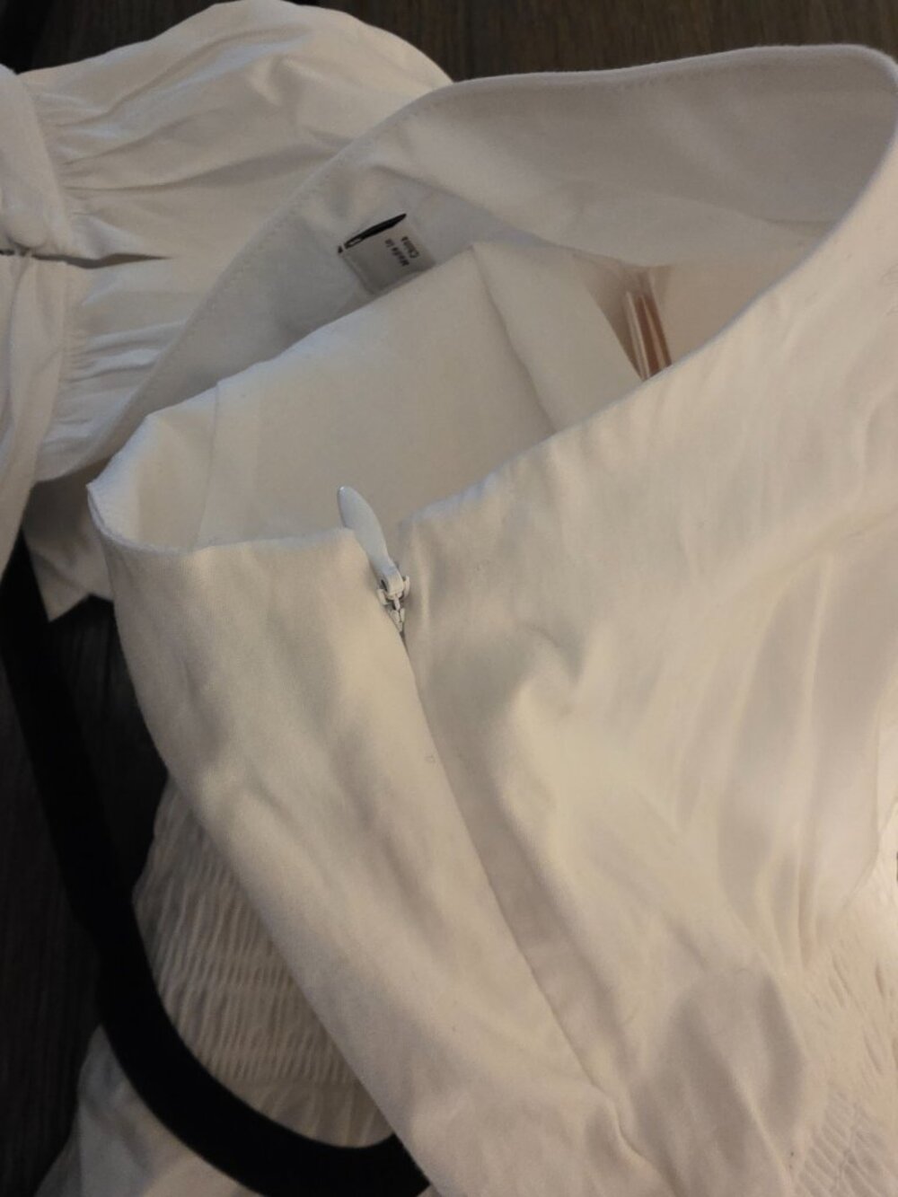 Veronica Beard Kinny Smocked Cotton Blend Midi Dress NWT White Size 6 - Picture 7 of 14